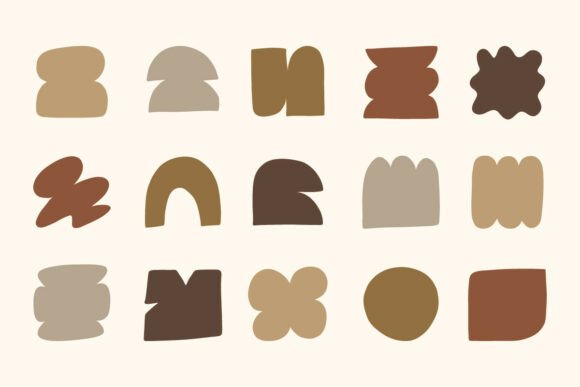 Download Neutral Abstract Shapes SVG Bundle Set - Svg bundle Collection