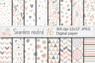 Download Seamless Neutral Digital Paper Pack - Neutral digital paper Collection