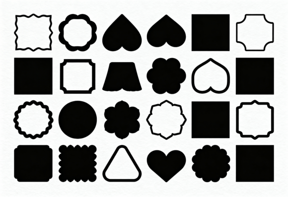 Download Unique Shapes SVG Bundle Clipart Frames - Svg bundle Collection