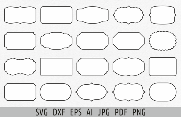 Download Label Shapes Svg Custom Label Svg Bundle - Svg bundle Collection