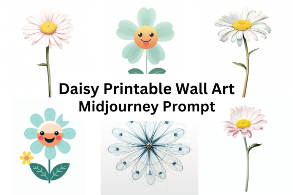 Download Ai Prompt for Daisy Printable Wall Art - Print Collection