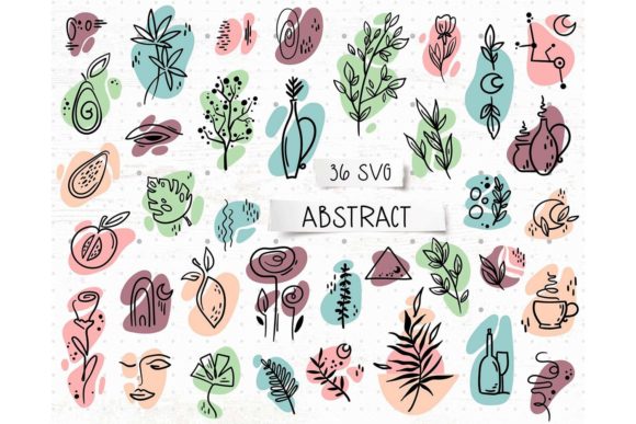 Download Abstract Boho Simple Shapes SVG Bundle - Svg bundle Collection