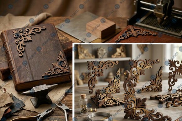 Download Laser Cut Royal Floral Corner SVG Bundle - Svg bundle Collection