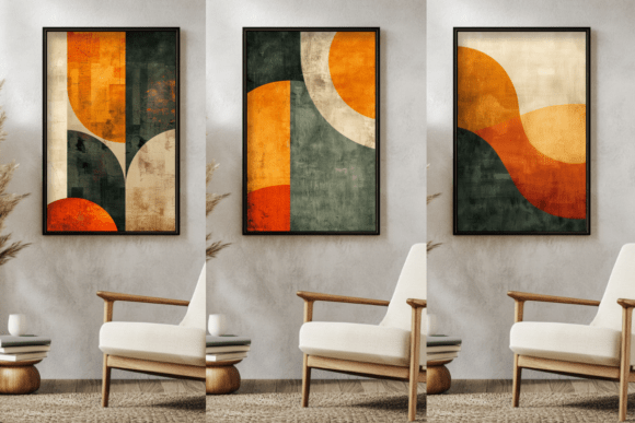 Download Abstract Prints Set, Geometry Art Prints - Print Collection